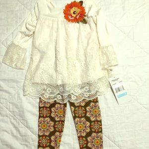 2 piece New W/tags S5 Lace & Floral